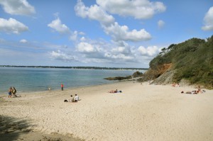 Plage située à proximité du Camping des Prés Verts à Concarneau